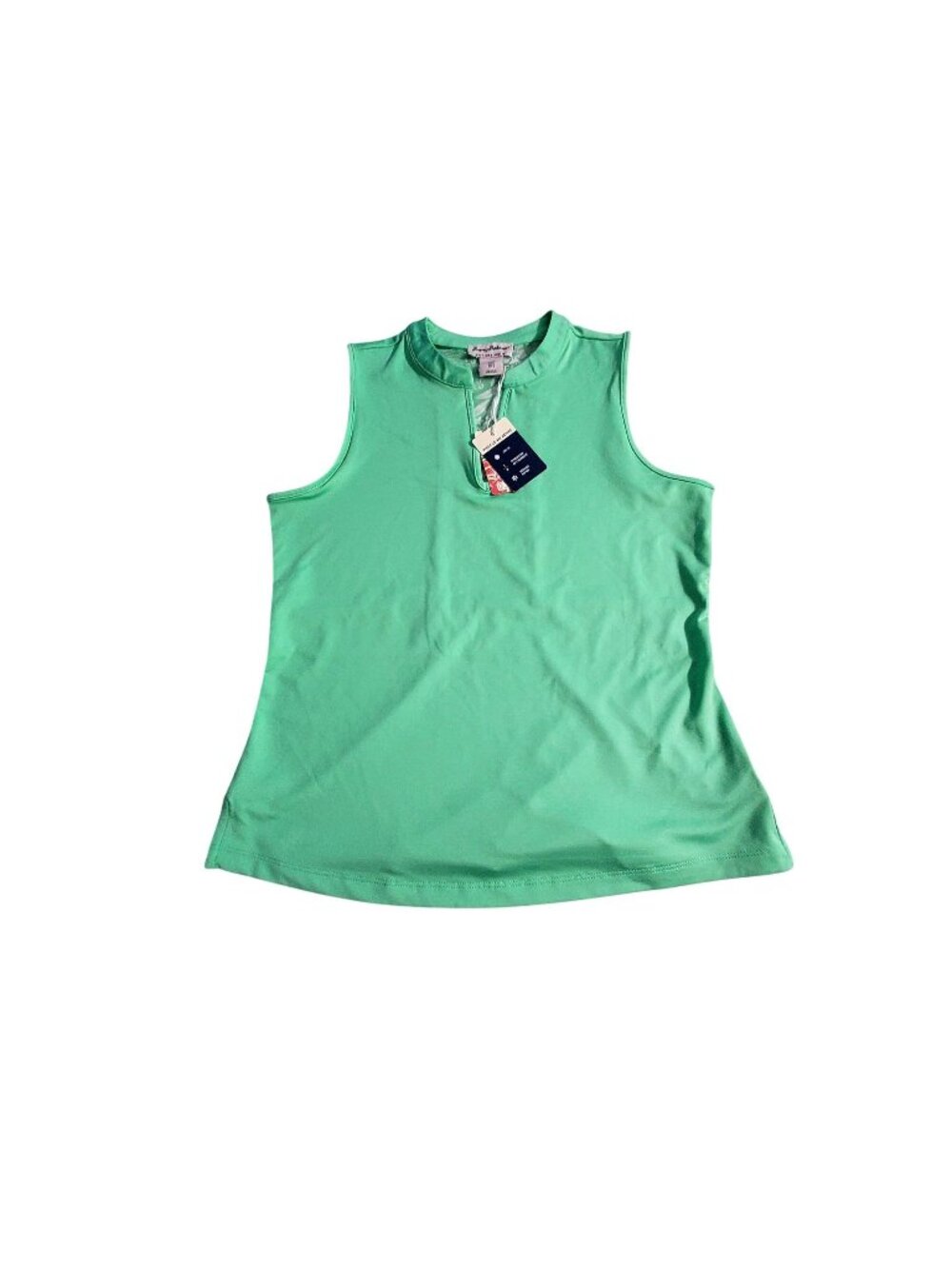 Tommy Bahama Womens Sleeveless Top Everyday Active Mint Green Size S UPF 50+